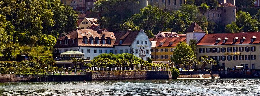 Der Blick auf Meersburg